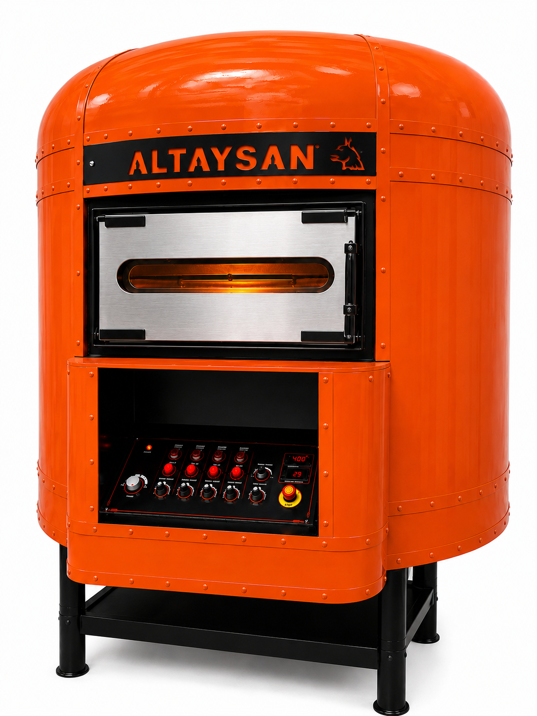 Altaysan Ø130 cm Elektrikli Döner Taş Tabanlı Pizza Fırını