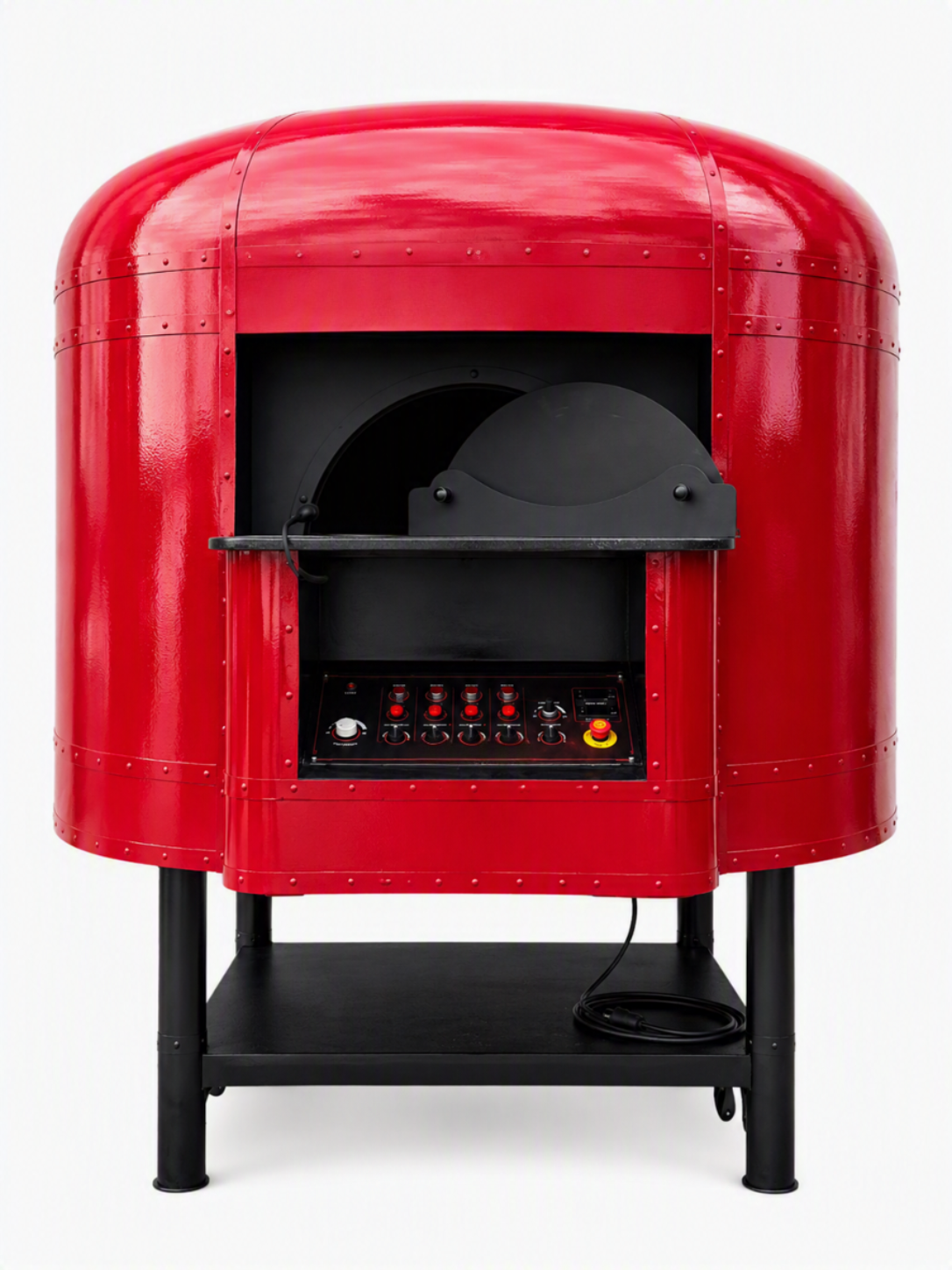 Altaysan Ø110 cm Hibrit Gazlı ve Odunlu Sabit Taş Tabanlı Pizza Fırını